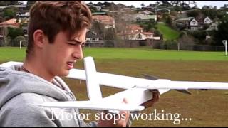 DIY Depron foam board RC plane 645g AUW [upl. by Noillid827]