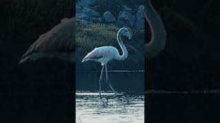 025200 FLAMAND ROSE  Phoenicopterus roseus [upl. by Cirred]