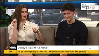 Kathryn Hahn amp Joe Locke Interview on CTV Your Morning Promoting quotAgatha All Alongquot [upl. by Solokin201]