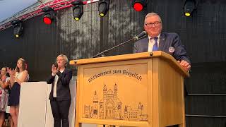 Eröffnung Brezelfest Speyer 2023 [upl. by Aicilef]