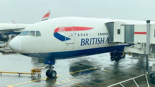 British Airways 777200ER Takeoff London Heathrow International airport LHR [upl. by Gagliano988]