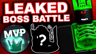 THE GAMES 1X1X1X1 BOSS BATTLE LEAKS DOMINO CROWN PRIZE amp MVP PRIZE LEAKS ROBLOX [upl. by Nairrad]