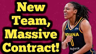 Kelsey Mitchells New Team and Multimillion Dollar Contract [upl. by Adnima]