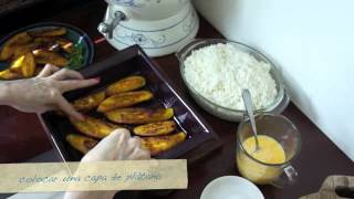 Torta de platano y arroz [upl. by Aitret]