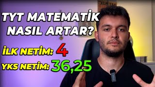 NASIL 4 MATEMATİK NETİYLE BAŞLAYIP 3625E YÜKSELTTİM yks [upl. by Dimphia]