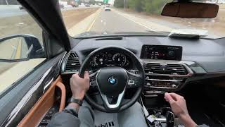 2018 BMW X3 M40i 30 Turbocharged Inline 6 POV Test Drive [upl. by Tabitha]