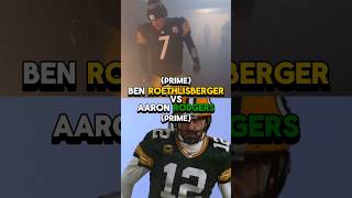 Who Is Better Ben Roethlisberger or Aaron Rodgers nfl football shorts [upl. by Eixam]