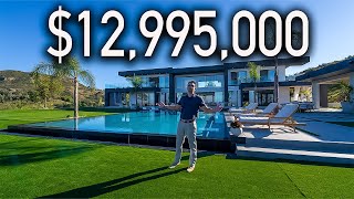 Touring a Malibu Modern Mansion on 50 Acres of Land [upl. by Satterlee]