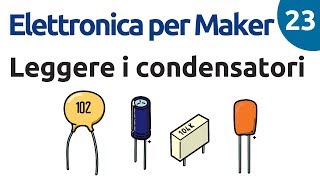 Leggere il valore dei condensatori  Elettronica per Maker  Video n23 [upl. by Vernier716]