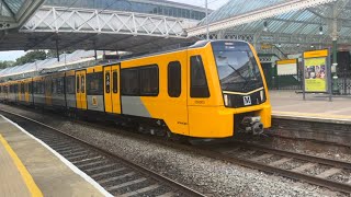 Tyne and Wear Metro  555003 at Tynemouth [upl. by Alba]