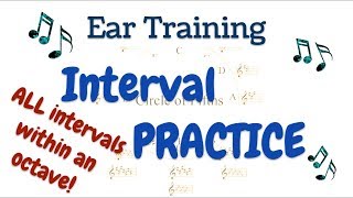 Ear Training Interval Practice  All Intervals [upl. by Brenner]