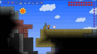 Terraria Speed building 3  Curly Brace [upl. by Yehus966]