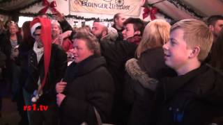 20131203 Die Radiocrew Coverband Barfuss auf dem Weihnachtsmarkt [upl. by Nisior705]