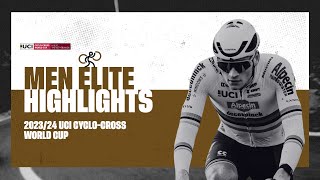 Hulst  Men Elite Highlights  202324 UCI Cyclocross World Cup [upl. by Alaet]