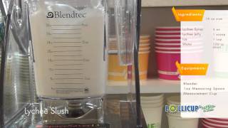 How to Make Lychee Slush [upl. by Fairfield]