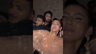 3 Bigg Boss Winners Munawar Faruqui Elvish Yadav amp Sana Makbul DANCING At Diwali Party  dance [upl. by Lieno]