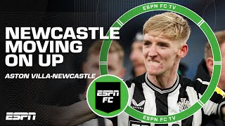 Newcastle MAKING THEIR WAY up the Premier League table 📈 Aston VillaNewcastle REACTION  ESPN FC [upl. by Dareen]