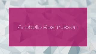 Arabella Rasmussen  appearance [upl. by Adeys]