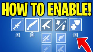 How To Use Preferred Item Slots In Fortnite New Fortnite Setting [upl. by Ecar627]