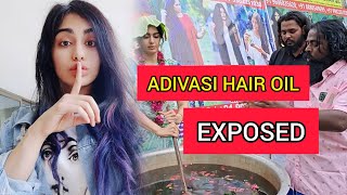 ADIVASI HAIR OIL EXPOSED  PART 2 kya kya jaata hai yeh oil mein 😱😱😱😱😱😱 adivasihairoil adahsharma [upl. by Amsirac343]