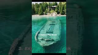 best places to explore in tobermory canada top5 canadalife summerfun adventure tobermory [upl. by Shanan801]