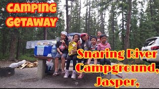 Camping Getaway at Snaring River Campground Jasper Alberta [upl. by Sirtaeb]