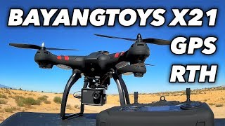 BAYANGTOYS X21 Brushless RC Quadcopter [upl. by Ahsikad]