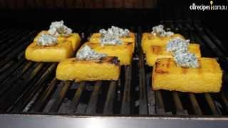 Polenta Squares with Blue Cheese [upl. by Addiego]