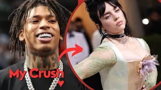 NLE Choppa hints at new crush on Billie Eilish after getting flirty with Glorilla [upl. by Iad]