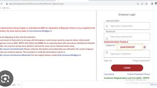 Authentication failed in Esic Solution [upl. by Letnohs302]