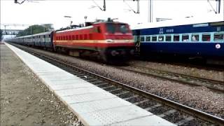 Mewar Express watches GT amp Tamil Nadu Express skipping Ballabgarh [upl. by Melvin119]