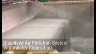 Dissolved Air Flotation System Whitewater Generation [upl. by Naginarb501]