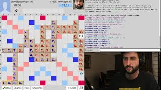 Keyboard Slip In Clabbers  Scrabble Clip [upl. by Eelana188]