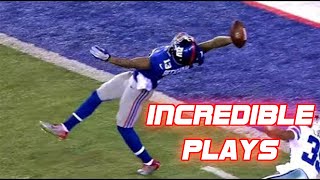 NFL Unbelievable Plays Part 1 Best Plays Ever [upl. by Analos]