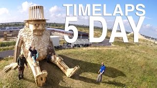 BUILDING BIG RECYCLED SCULPTURE [upl. by Ojeitak]