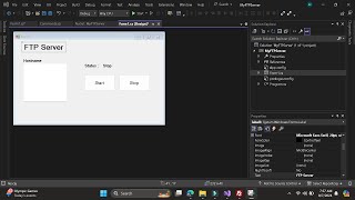 How to create FTP Server using Windows Form App C [upl. by Hsakiv163]