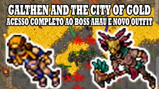 Tibia  Tutorial acesso completo a Iksupan Ahau e novo outfit Galthen and the city of gold [upl. by Negem]