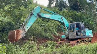 kobelco sk2008 super x Digging Road 118 [upl. by Aselehc]