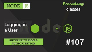 107 Logging in a User  Authentication amp Authorization  A Complete NODE JS Course [upl. by Tena307]