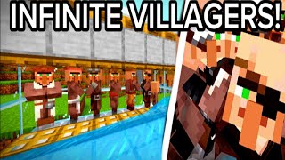 Minecraft EAISIEST Villager Breader Farm 🤯 Infinite villager [upl. by Mackintosh]