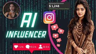 How I Created Realistic Indian AI Influencer  AI Instagram Model [upl. by Nillad994]