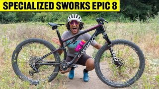 Specialized SWorks Epic 8 Review The Most Expensive Bike Ive Tested [upl. by Neelrihs]