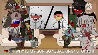 Countryhumans React  CH x Gc  EmilyGacha  lil Bit Of Rusger  2 [upl. by Noivad]