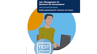 Tutorial telc Übungstest A1 – Deutsch für Zuwanderer [upl. by Minsk646]