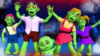 Zombie Finger Family  Nursery Rhymes And Baby Songs  Halloween Songs For Kids [upl. by Sink]