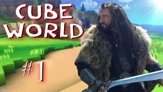 Cube World MP  Adventures of Thorin Oakenshield w Creatures Ep 1 quotA Dwarfquot [upl. by Ader]