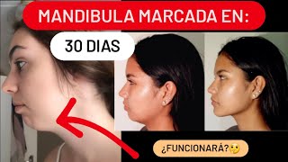 MARCA MANDIBULA en 30 DIAS con este ejercicio RAPIDO¿funcionara [upl. by Onofredo]