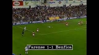 Farense vs Benfica 11  199798 [upl. by Pantin]