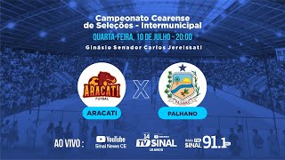 Campeonato Cearense de Futsal Aracati x Palhano [upl. by Yoreel]