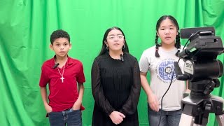 NISD elementary school introduces 5th graders to news through morning announcements program [upl. by Imekawulo]